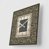 Art deco vierkante klok (Hoek)