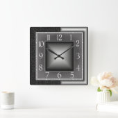 Art Deco Vierkante Klok (Huis)