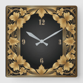 Art Deco Vierkante Klok