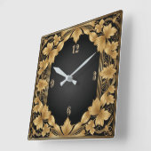 Art Deco Vierkante Klok (Hoek)