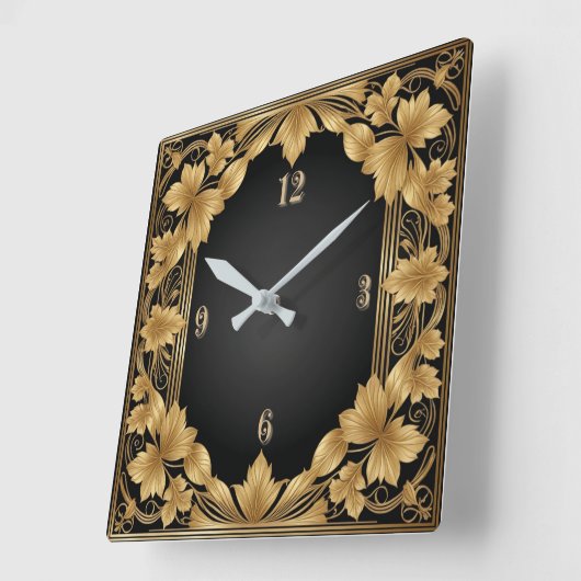 Art Deco Vierkante Klok (Hoek)