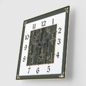Art Deco Vierkante Klok (Hoek)