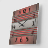 Art Deco Vierkante Klok (Hoek)