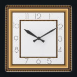 Art Deco Vierkante Klok<br><div class="desc">Geweldig klokontwerp. Je zult het leuk vinden als anderen. U kunt dit ontwerp vrij gebruiken voor andere producten die u wilt of om jouw tekst aan te passen en toe te voegen. Volg me voor meer. Met vriendelijke groet. Een leuke dag.</div>