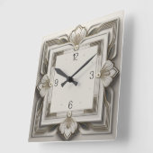 Art Deco Vierkante Klok (Hoek)
