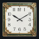 Art Deco Vierkante Klok<br><div class="desc">Geweldig klokontwerp. Je zult het leuk vinden als anderen. U kunt dit ontwerp vrij gebruiken voor andere producten die u wilt of om jouw tekst aan te passen en toe te voegen. Volg me voor meer. Met vriendelijke groet. Een leuke dag.</div>