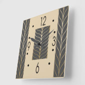 Art Deco Vierkante Klok (Hoek)