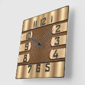 Art Deco Vierkante Klok (Hoek)