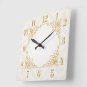 Art Deco Vierkante Klok (Hoek)