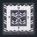 Art deco vierkante klok<br><div class="desc">Geweldig klokontwerp. Je zult het leuk vinden als anderen. U kunt dit ontwerp vrij gebruiken voor andere producten die u wilt of om jouw tekst aan te passen en toe te voegen. Volg me voor meer. Met vriendelijke groet. Een leuke dag.</div>