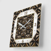 Art Deco Vierkante Klok (Hoek)