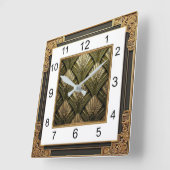 Art Deco Vierkante Klok (Hoek)