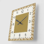 Art Deco Vierkante Klok (Hoek)