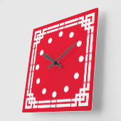 Art Deco Vierkante Klok (Hoek)