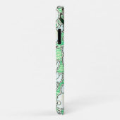 Art Deco Vines Retro Art Telefoon Case (Achterkant/rechts)