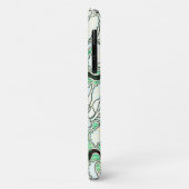 Art Deco Vines Retro Art Telefoon Case (Achterkant/links)