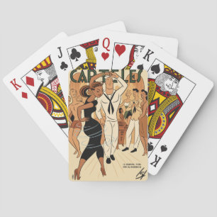 Art Deco Vintage - Carteles - Dansen Pokerkaarten