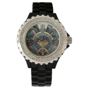 Art Deco Vintage Geometrische Elegant Horloge