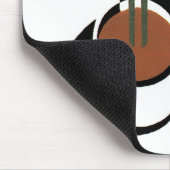 Art Deco vintage, kopje koffie met stoom Muismat (Hoek)