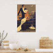 Art Deco vintage Poster (Keuken)