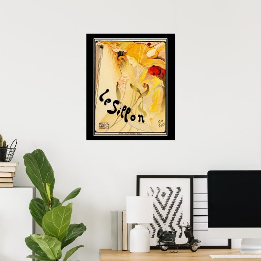 Art Deco Vintage poster (Thuiskantoor)