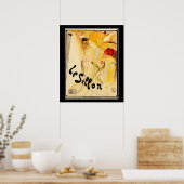 Art Deco Vintage poster (Keuken)
