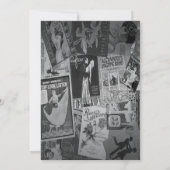 Art Deco Vintage Posters Weddenschap Kaart (Achterkant)