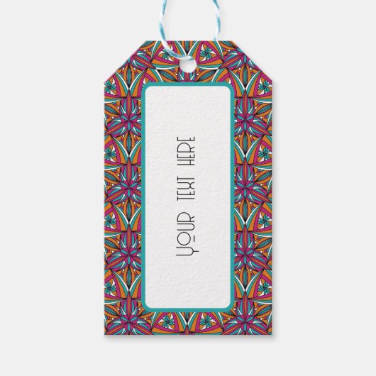 Art deco Vintage Retro Cadeaulabel (Voorkant)