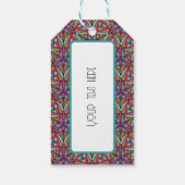 Art deco Vintage Retro Cadeaulabel (Achterkant)
