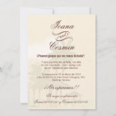 Art Deco Vintage Strand Bruiloft blozen (Achterkant)