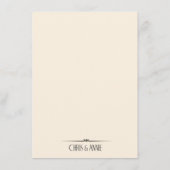 Art Deco Vintage Strand Details Info | blush Informatiekaartje (Achterkant)