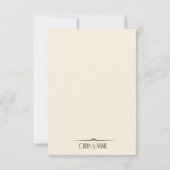 Art Deco Vintage Strand Welkom Feest | blos Kaart (Achterkant)