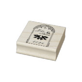 Art Deco Vintage Trouwmerk Stempel (Stempel)