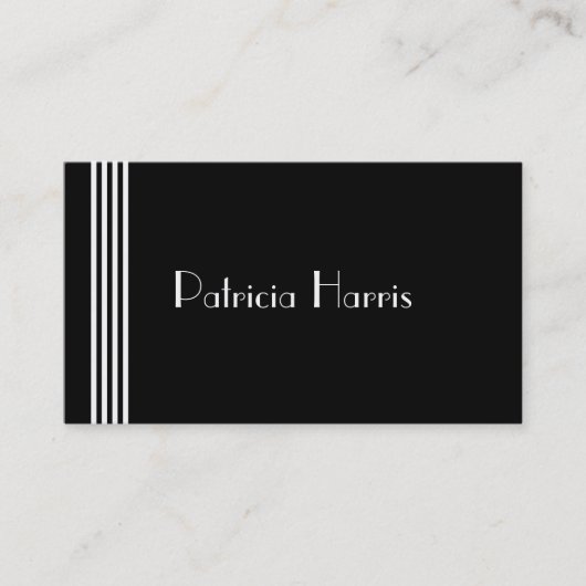 Art Deco Visitekaartje (Voorkant)