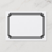 Art Deco-Visitekaartjes Visitekaartje (Achterkant)