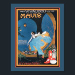 Art Deco Vivaudou Mavis Ad 1920 Poster<br><div class="desc">Vintage,  jaren 20,  Art Deco-reclame voor Vivaudou Mavs parfume-reclame. Hier getoond 11x14. Ook beschikbaar in standaard 8x10,  16x20,  evenals,  douanegrootte en canvas.</div>