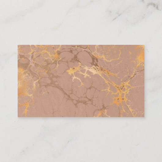 Art Deco Vlinder Bruiloft Antiek Goud Roze Plaatskaartje (Achterkant)