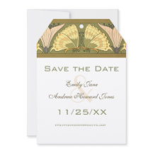 Art Deco Vlinder Calla Lily Bruiloft