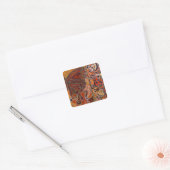 art deco vlinder (schilderij) sticker (Envelop)