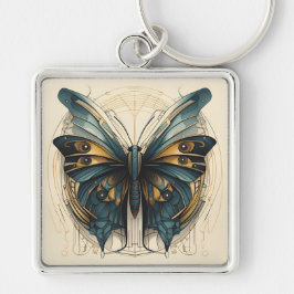 Art Deco vlindersleutelhanger Sleutelhanger