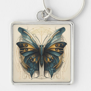 Art Deco vlindersleutelhanger Sleutelhanger