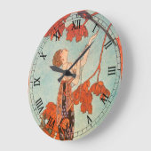  Art Deco, Vluchtige vogel van George Barbier Grote Klok (Hoek)