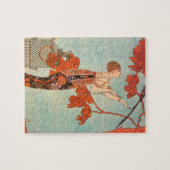 Art Deco, Vluchtige vogel van George Barbier Legpuzzel (Horizontaal)
