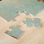 Art Deco, Vluchtige vogel van George Barbier Legpuzzel (Zijkant)