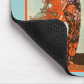  Art Deco, Vluchtige vogel van George Barbier Muismat (Hoek)