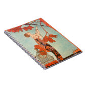 Art Deco, Vluchtige vogel van George Barbier Notitieboek (Rechterzijde)