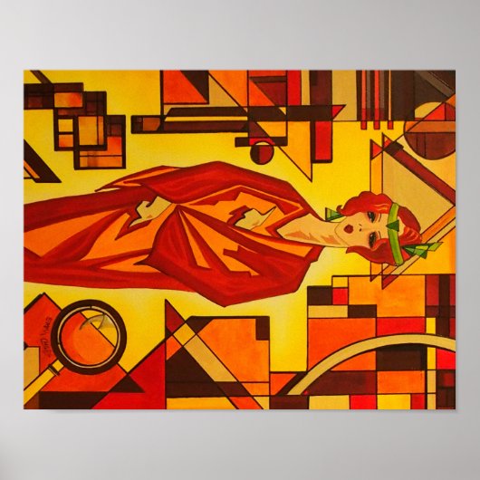 Art Deco Vogue Stylish 1930s poster (Voorkant)