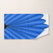 Art Deco voor ontwerp diep blauw Bad Handdoek (Handdoek)