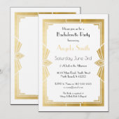 Art Deco Vrijgezellenfeest Bachelorette Party 1920 Kaart (Voorkant / Achterkant)