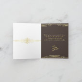 Art Deco Vrijgezellenfeest Love Bedankt Chocolade (Binnen)